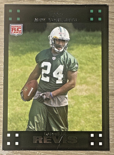 2007 topps darrelle revis - darrelle, rc